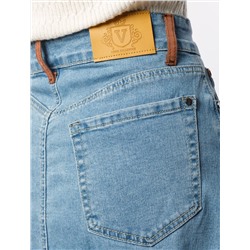 Юбка А-силуэта из эластичного денима