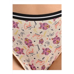 Женские трусы слипы из хлопка INDEFINI, 1235505