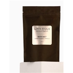 Соль для ванны, 300 г, аромат сандала и ванили, LA POETIQUE