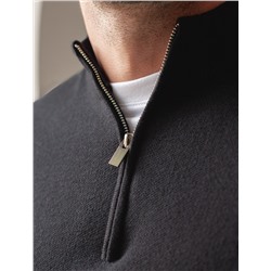 Джемпер двуслойной вязки из мягкой пряжи с хлопком