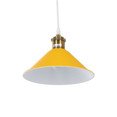 УЦЕНКА Светильник BayerLux 1244/1YL E27 40 Вт желтый 22×22×8.5-108 см