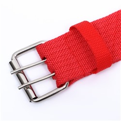 Ошейник четырехслойный светоотражающий с вертлюгом, 65×4 см, красный