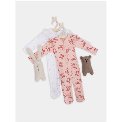 КОМБИНЕЗОН НАТЕЛЬНЫЙ ДЕТСКИЙ (2ШТ.) 14007-2