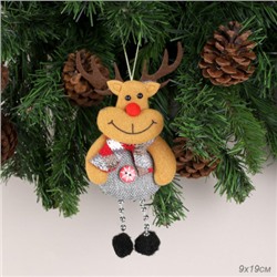 Новогоднее украшение Олень 19 см / B-C208 /уп 100/
