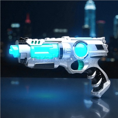 Набор оружия "Космо полиция" (свет, звук) на батарейках, в коробке