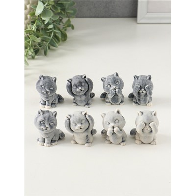 Фигурка «Котёнок забавный», 5.2 см, МИКС