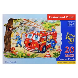 Пазлы 20 MAXI "Пожарная машина"