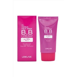 Lebelage BB-крем увлажняющий с экстрактом розы / Dr. Derma Hot Pink BB Cream Spf 50+ Pa+++, 30 мл KRISTALLER, 1110047