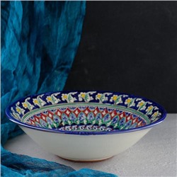 Супница Риштанская Керамика, 2.4 л, d=28 см, керамика, синяя