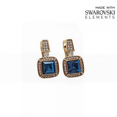 Серьги с кристаллами Swarovski