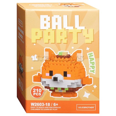 Конструктор "Лис" (210 дет.) в коробке