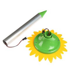 Отпугиватель кротов REP-4S, от солнечной батареи, 300 мАч, 400-600 м3, жёлтый