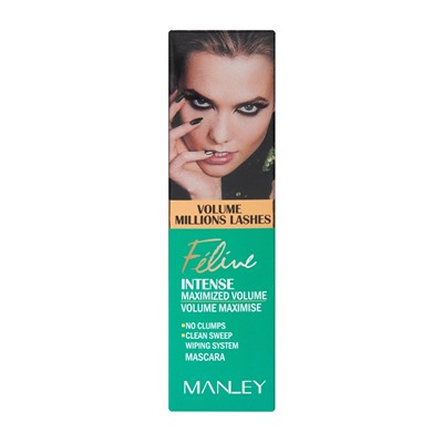 MANLEY Тушь для ресниц "Объем миллиона ресниц Feline Взгляд кошки", для объема и разделения