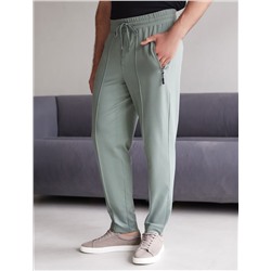 Брюки джоггеры на резинке из премиального футера двухнитки