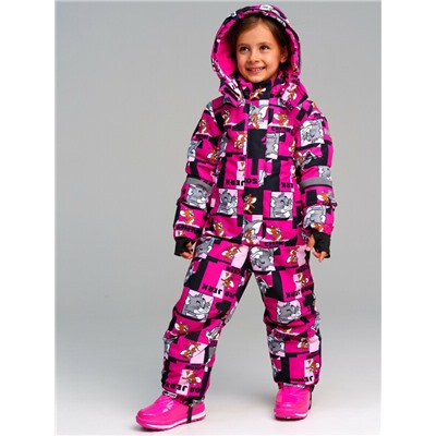 Комбинезон текстильный с полиуретановым покрытием для девочек