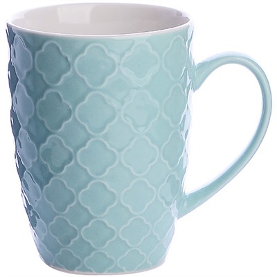 9-31352-2 Кружка 340мл с рельефом Turquoise LR (х36)