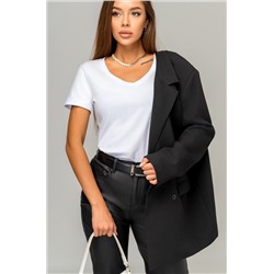 Женская футболка с V образным вырезом Happyfox