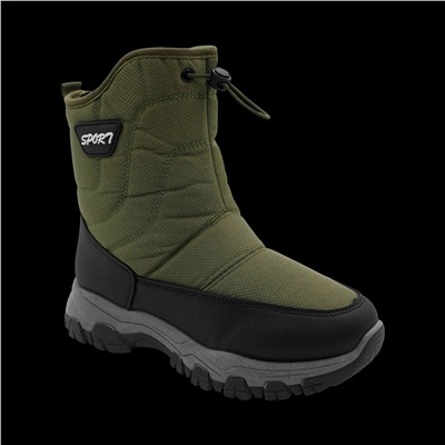 Сапоги мембранные на меху 1806-9 зеленые