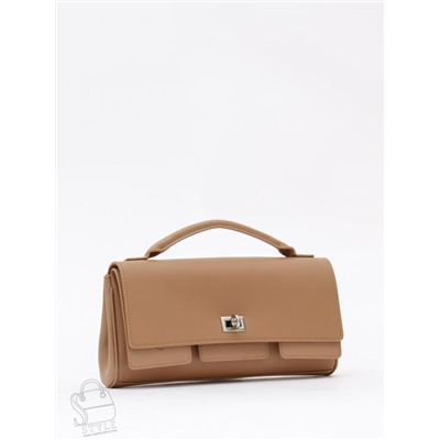 Сумка женская кожаная 5035PE apricot Polina&Eiterou