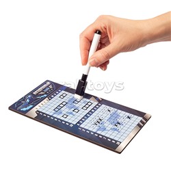 Игра настольная "Воздушный бой" в пакете с маркерами