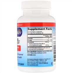 Symbiotics, Colostrum Plus, 120 вегетарианских капсул