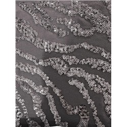 Нарядная футболка с принтом фольгой из премиального хлопка с эластаном