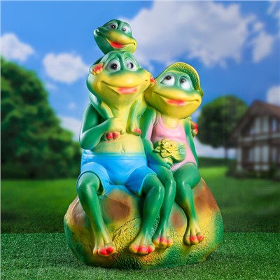 Садовая фигура из гипса «Семья лягушек», 59×31×40 см