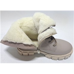 М 4-1777 беж Сапоги зима для девочек (36-37)/4