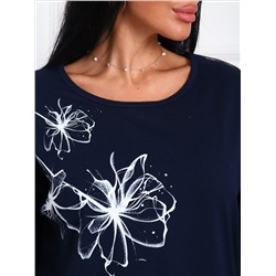 Дженни - футболка чернильно-синий