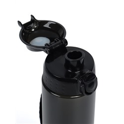 Бутылка для воды Onlytop, 700 мл, чёрная