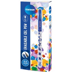 Ручка гелевая стираемая Сentrum "Eraseble" синяя, 0,5мм