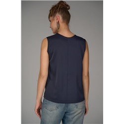 Топ Базовый – шёлк (черника)