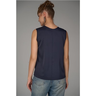 Топ Базовый – шёлк (черника)