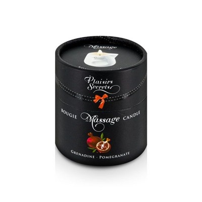 Массажная свеча с ароматом граната Bougie de Massage Gourmande Grenadine - 80 мл.