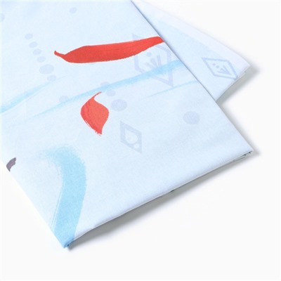 Пододеяльник 1.5-спальный «Этель. Снеговик», 143×215 см, поплин