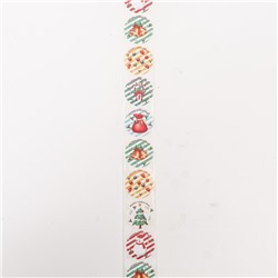 Наклейки в рулоне «Mary Christmas», 500 шт., 2.5×2.5 см