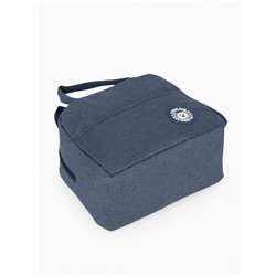 Термосумка на молнии, объём 6 л, цвет синий