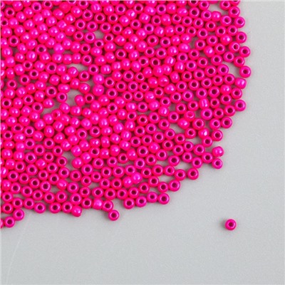 Бисер стекло 12/0 «Ярко-розовый», ровный №687, 450 г