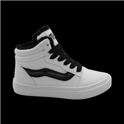 Кроссовки на меху 6687-3 белые