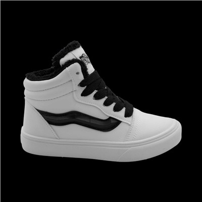 Кроссовки на меху 6687-3 белые