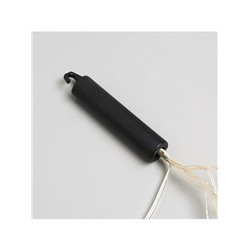 Гирлянда «Конский хвост» 10 нитей по 1 м, IP20, серебристая нить, 100 LED, 2 режима, батарейки AAх3 (нет в комплекте), свечение мульти