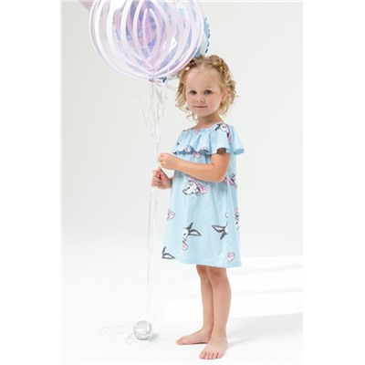 Сарафан Зайчик голубой детский (Голубой)