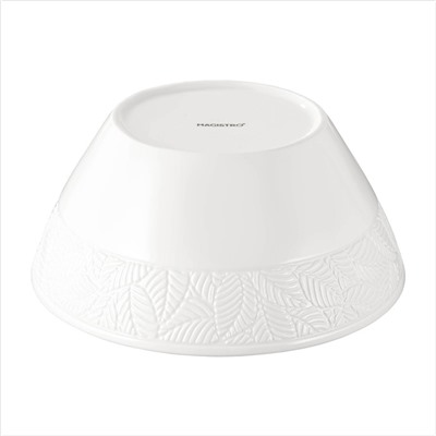Салатник Magistro Crotone, 1.4 л, 20×9 см, фарфор, белый