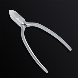 Кусачки маникюрные для кутикулы «Premium satin», скрытая пружина, матовые, 10.3 см, длина лезвия-4 мм