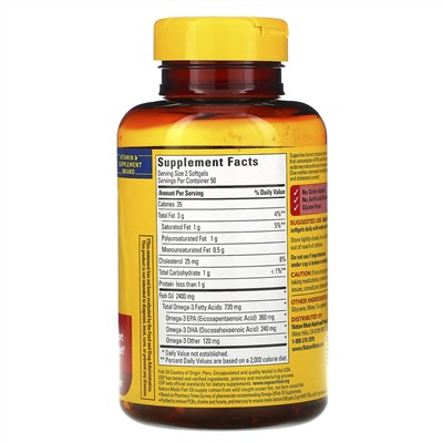 Nature Made, Fish Oil, 1,200 mg, 100 Softgels