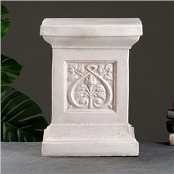 Колонна декоративная «Ромашка», гипс, состаренный, 40 см