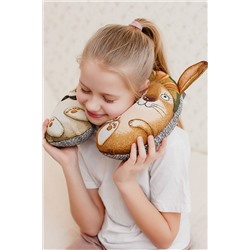 Подушка декоративная игрушка С любовью зайчата 30*40 НАТАЛИ, 1092533