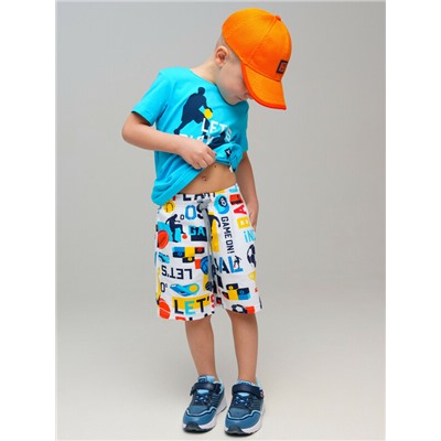 Комплект трикотажный для мальчиков: фуфайка (футболка), шорты