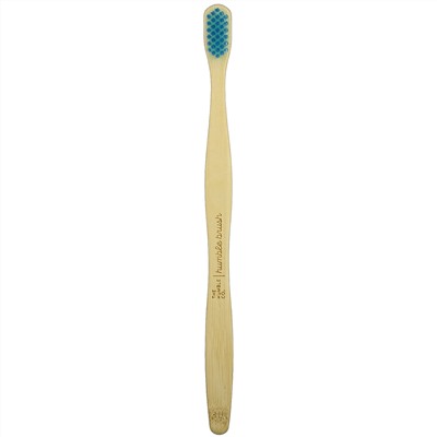 The Humble Co., Humble Bamboo Toothbrush, Adult Sensitive, Blue, 1 Toothbrush