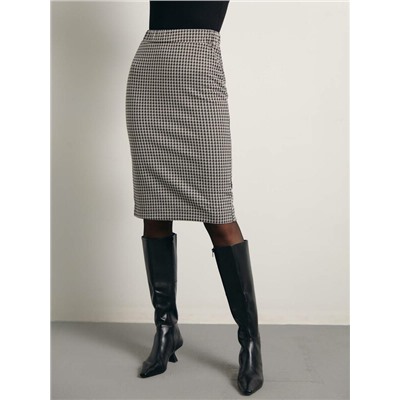 Юбки CONTE LU 1414 Юбка прямого силуэта в «гусиную лапку»